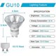 thumbnail image 2 of GU10 50W Halogen Bulb, 8 Pack GU10 Halogen Spotlight, 220V, 2800K Warm White, Dimmable GU10 Halogen Bulb, 2 of 5