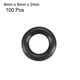 thumbnail image 2 of 100 Piezas Anillo de Goma Flexible Negro 9 x 2 mm Grommets de Sellado de Aceite Industrial, 2 of 5