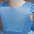 thumbnail image 6 of Wavsuf Flower Girls Dress Light blue Princess Dress Size 2-3 Years, 6 of 9