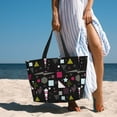 thumbnail image 6 of Honeii Colorful Geometry for Tote Bag with Adjustable Strap,Beach Bag, Waterproof Sandproof Beach Tote Bag, Large Capacity Foldable Beach Bags, 6 of 7