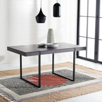 Safavieh Cael 33" Scandinavian Dining Table, Charcoal/Black