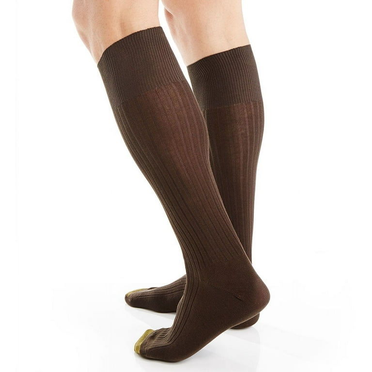 Men's Gold Toe 794H Canterbury Over The Calf Dress Socks - 3 Pack