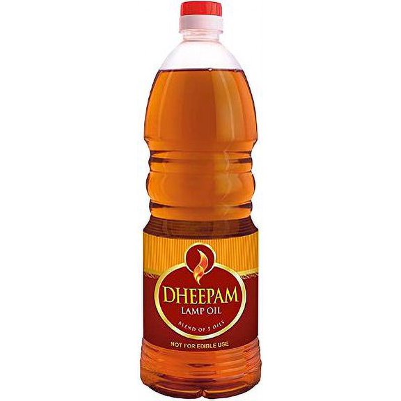 Dheepam Lamp Oil 1 liter bottle Pack of 2