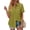Army-Green, variant on Fantaslook Womens Button Down Shirts Lapel Short Sleeve Shirt Collared Pocketed Casual Blouses Summer Tops