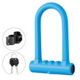 thumbnail image 2 of LJNYFDC Safety Lock Bicycle Lock High Strength Rustproof Sturdy Construction Easy Installation Universal Zinc Alloy U Lock MTB 1 Set, 2 of 7