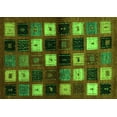 thumbnail image 1 of Ahgly Company Indoor Rectangle Abstract Green Contemporary Area Rugs, 5' x 7', 1 of 1