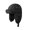 Black, variant on Lei Feng Hat Solid Color Autumn Winter Down Hat Windproof Design Adjustable Buckle Cold Weather Headwear