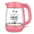 thumbnail image 1 of Tetera de Vidrio Bob Esponja 1.7 Litros Patricio Sonriente Rosa, 1 of 4