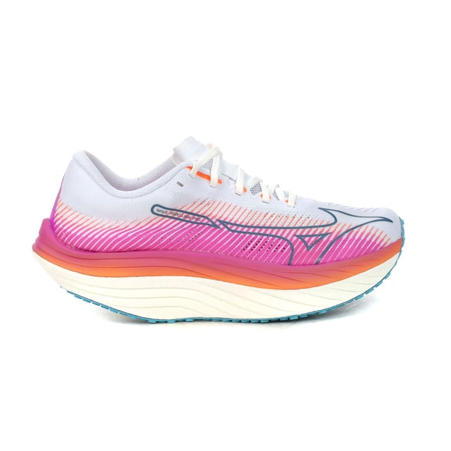 Mizuno Chaussures de Course Wave Rebellion Pro Blanches/argentées pour Femmes 411391.0073<span> - </span>8 (Femmes)