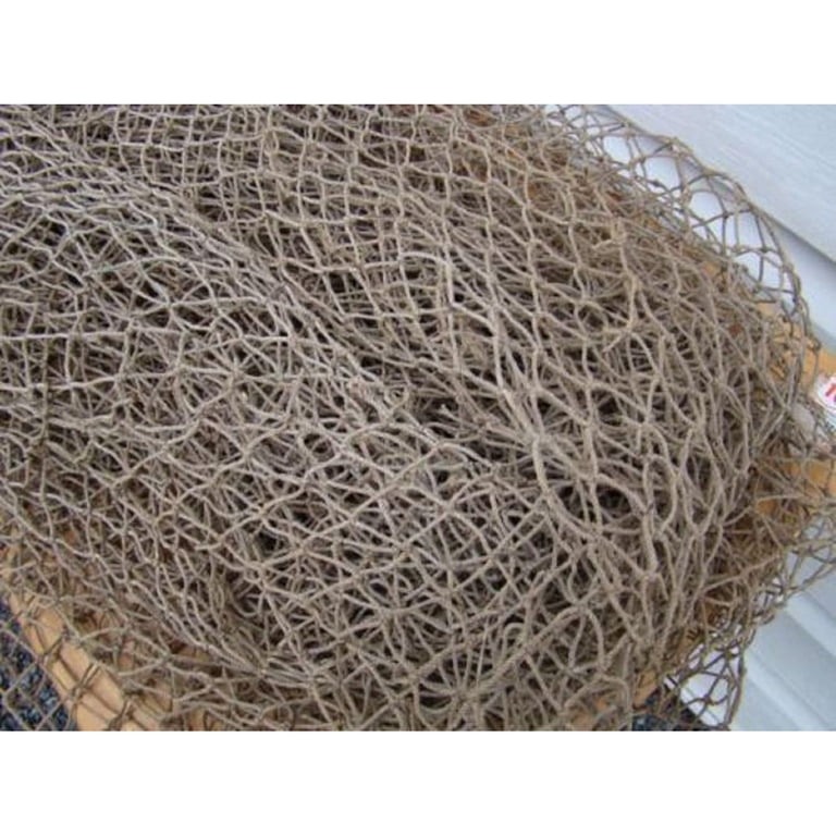 authentic fish netting Fishing Net - Genuine Commercial Used Thick Create the perfect seaside affair with this rustic Authentic Fishing Net Larger 10'