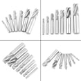 thumbnail image 2 of Mill Router Bit, End Mill, 4 Flutes 6-20mm Roughing Milling Cutter, Roughing Chipbreaker, 7pcs/set For Milling Machine Industry, 2 of 8
