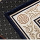 thumbnail image 4 of Living Room Carpet Chinese Style Royal Blue Carpet Nordic Rug Jacquard Bedroom Bedside Non-slip Carpet Coffee Table Floor Mat My Lux Decor Round, 4 of 7