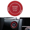 thumbnail image 2 of Reemplazo rojo del anillo de la cubierta del botón de encendido de la parada del arranque del motor para Honda Civic 10.a generación 2016-2021 Jadeshay A, 2 of 8