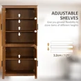 thumbnail image 5 of 64" 4-Door Kitchen Pantry, Freestanding Storage Cabinet with 3 Adjustable Shelves, 5 of 11