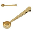 thumbnail image 5 of Coffee Accessories, Stainless Steel Coffee Scoops With Clip For Ground Coffee, Measuring Spoons, Long Coffee Scoop For Easy Use, Perfect Measurements, Easy To Clean, Elegant Gold, 5 of 8