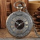 thumbnail image 4 of Antique Retro Roman Numeral Display Quartz Pocket Watch, 4 of 4