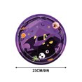 thumbnail image 2 of Konghyp 20Pcs Halloween Party Tableware Set, Disposable Tablecloth, Halloween Theme Party Supplies, Plates Cups Napkins Cutlery, Perfect for Autumn Celebration, Festive Gathering Essentials, 2 of 3