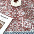thumbnail image 3 of Hasoo Area Rug 4x6 Persian Area Rug for Living Room Vintage Floor Mat Non-Shedding Machine Washable Rug Non-Slip Distressed Patio Floor Cover for Bedroom, Red, 3 of 5
