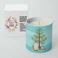 thumbnail image 2 of Carolines Treasures CK4761CDL 3.75 x 3.25 in. Unisex Colorpoint Shorthair Cat Merry Christmas 10 oz Decorative Soy Candle, 2 of 5