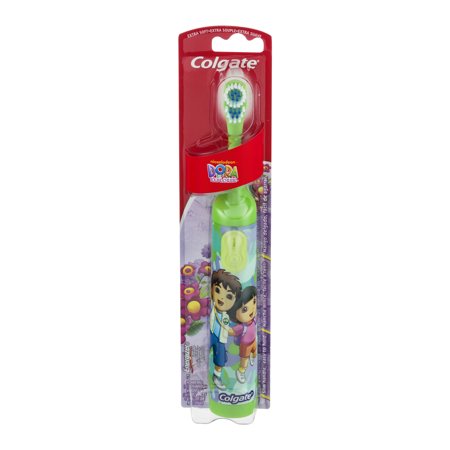 Colgate Kids Battery Powered Toothbrush, Dora the Explorer (Colours Vary)