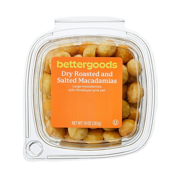 bettergoods Dry Roasted and Salted Macadamias, 10 oz