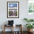 thumbnail image 3 of Art.com Wildwood, New Jersey - Beach Boardwalk Scene Art Print by Lantern Press, Brown Frame Wall Art, 32" x 44", 3 of 5