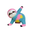 thumbnail image 2 of Colorful Yoga Sloth Statue Outdoor Courtyard Garden Resin Animal Home, 2 of 8