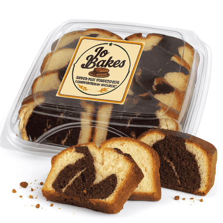 JO BAKES Marble Sliced Loaf Cake 8ct