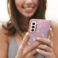 thumbnail image 6 of Allytech Glitter Case for Samsung Galaxy S22 Plus/S22+ 5G 2022, Crystal Clear Bling Sparkly Shiny Soft Flexible TPU Slim Drop Protection Shock-Absorption Case for Galaxy S22 Plus 6.6" 2022, Pink, 6 of 7