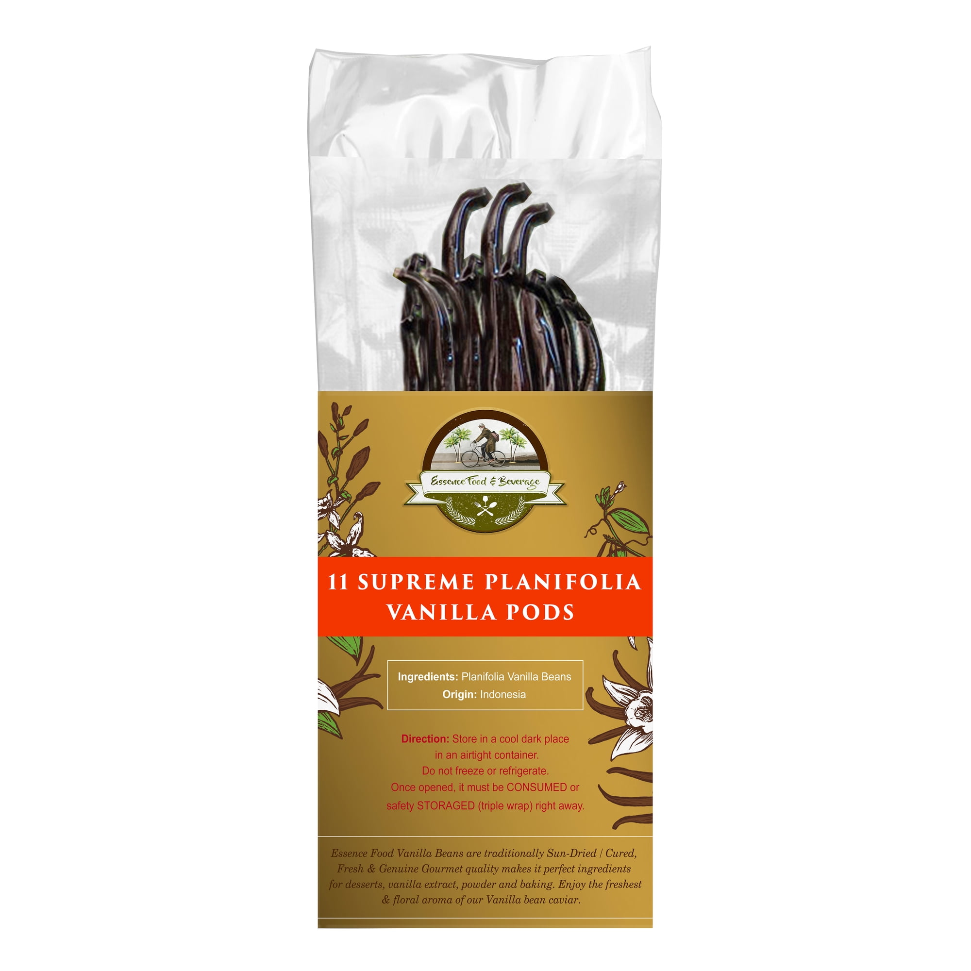 11 Vanilla Beans Grade A - Plump NON-GMO Planifolia Vanilla Bean pods Vanilla Bean Vanilla Beans For Making Vanilla Extract Grade A