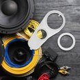 thumbnail image 1 of Luxshiny 1 Set Car Speaker Spacers Plastic White Universal Compatibility Vehicles Speaker Washer Rings, 1 of 7