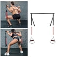 thumbnail image 4 of Juego de barra de pilates portátil para yoga con banda de resistencia al ejercicio, hecho con conectores de mosquetón de metal y cubiertas de cinturón A 2 piezas de bandas Macarena Banda elástica de yoga, 4 of 8