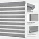 thumbnail image 2 of Persianas Zebra Joydeco, control de luz inalámbrico, 48 x 122 cm, color gris, 2 of 9