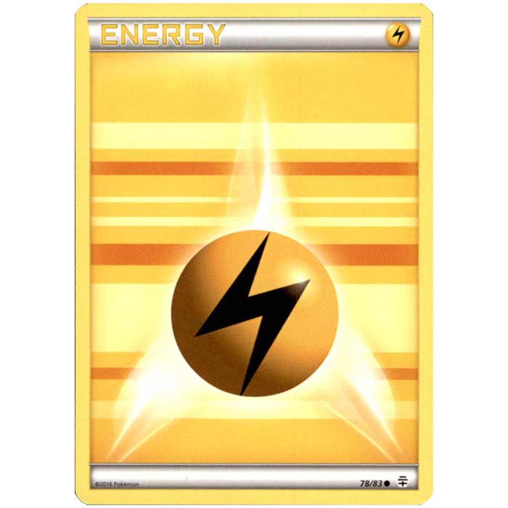 Pokemon Generations Lightning Energy #78 - Walmart.com - Walmart.com