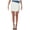 White/Blue, variant on Line & Dot Womens Denim Asymmetrical Mini Skirt
