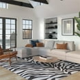 thumbnail image 2 of Sonoma Tabora Brown and Gray Viscose Area Rug, 2 of 5