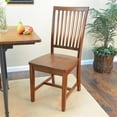 thumbnail image 1 of Pemberly Row Modern / Contemporary Wood Oak Finish Mission Chair, 1 of 1