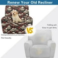 thumbnail image 4 of FKELYI Red Rose Skull Print Recliner Slipcover Anti-Dust Reclining Chair Cover with Pocket Fitted Couch Covers for Lazyboy Lounge Armchair Protector for Home Decor, 4 of 7