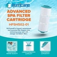 thumbnail image 2 of Hurricane 4 Pack HF5H502-01 Advanced Pool and Spa Filter Cartridge Replacement, 2 of 8