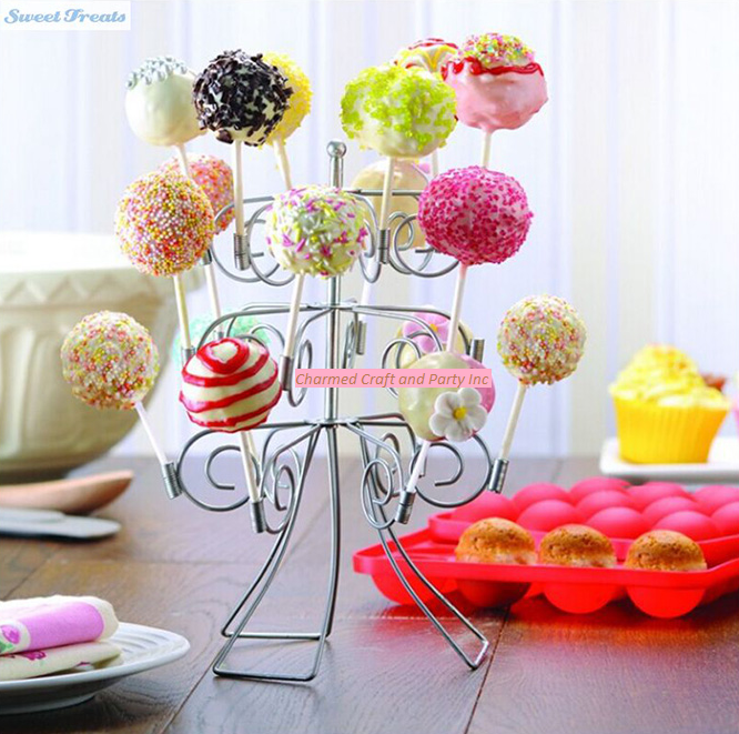 CAKE POP/LOLLIPOP STAND HOLDS 18 POPS