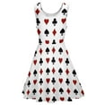 thumbnail image 5 of 2024 Clothing Design Spring Dress Skate Pretty Female Dresses Aesthetic Suits Card Spades Clubs s Hearts Dress Poker Playing, 5 of 7