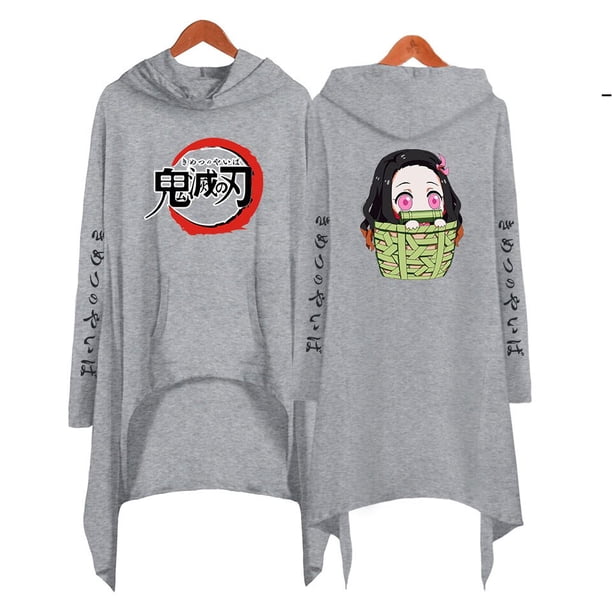 Anime Kimetsu no Yaiba Cosplay disfraz Demon Slayer Kamado Tanjirou impresión 3D adulto vestido con capucha ropa de murciélago cortavientos XXL y Kimetsu no Yaiba Gao Jinjia LED