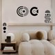 thumbnail image 3 of Calcomanías de pared minimalistas bohemias Calcomanías y murales de pared geométricos negros arqueados Calcomanías de pared, 3 of 8