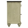 thumbnail image 3 of Shades of Sand 1-Drawer Cream Puff and Walnut Brown Nightstand 29.75 in. H x 20 in. W x 16.5 in. D, 3 of 5