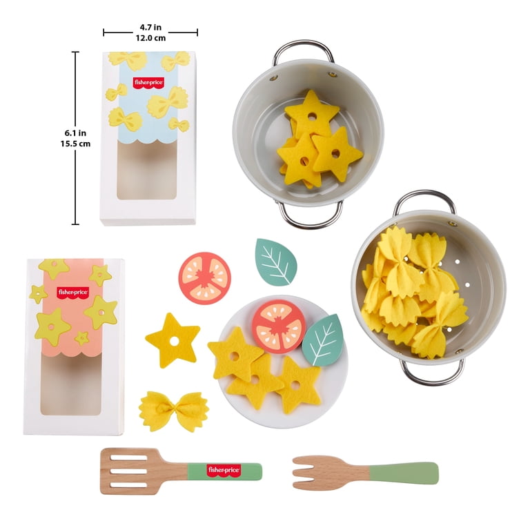 Pots and Pasta Chef Set with Wooden Food - 31 Pieces photo 6