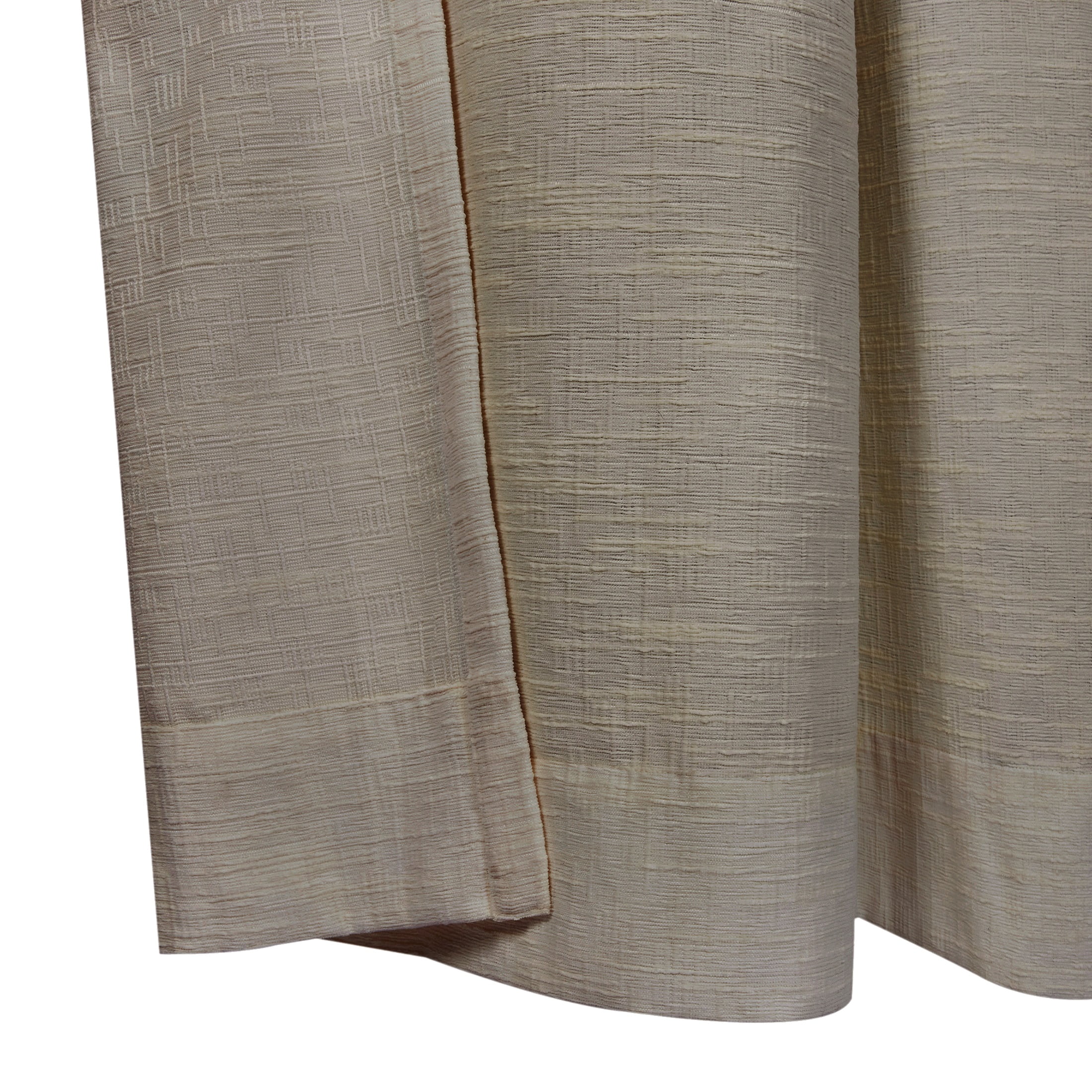 Better Homes & Gardens Textured Solid Chenille Light Filtering Single Curtain Panel, Grey Bisque, 50"W x 63"L