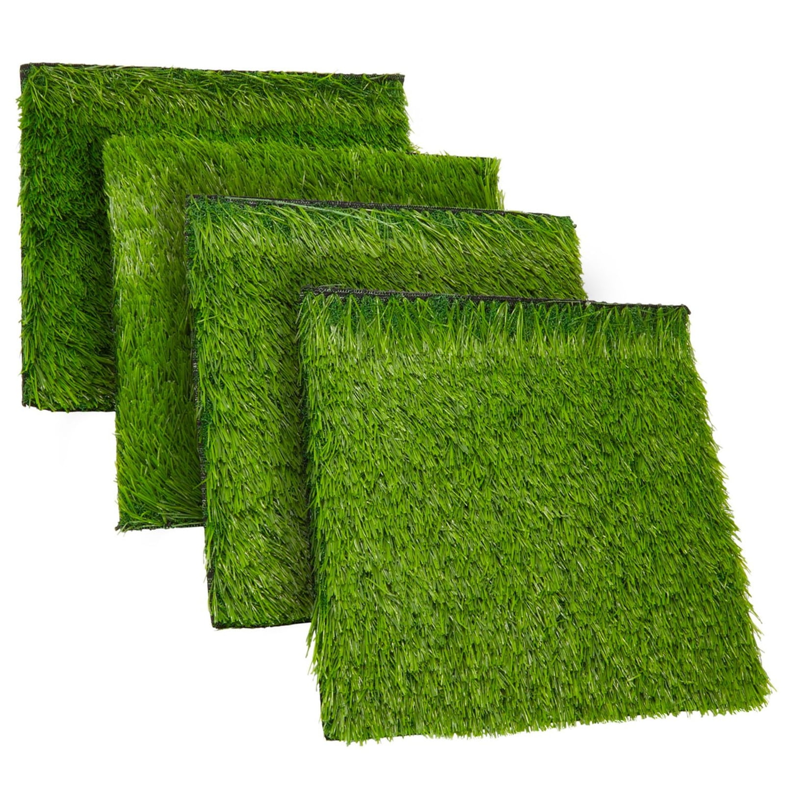Trend Niet verwacht Toestemming 4 Pack Artificial Grass Mat Squares, 12x12 In Fake Turf Tiles for Balcony  and Patio Decor, Placemats and DIY Crafts - Walmart.com