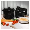 thumbnail image 3 of Unbranded Granite Ware Multiuse Pasta Pot Set - Nonstick, Dishwasher Safe - 3 Piece, Black, 3 of 7