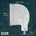 thumbnail image 3 of 2 Pack Zippered Bag Replacement Fits for Polaris 280, 480 Pool Cleaner All Purpose Filter Bag for Polaris Filter Bag, 3 of 7