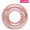 thumbnail image 2 of Jinsinto Inflatable Buoy, Durable Round Inflatable with Handle Air Mattress Inflatable Floating Pool Raft Pool Float Adult Size 120cm Ring, 2 of 5